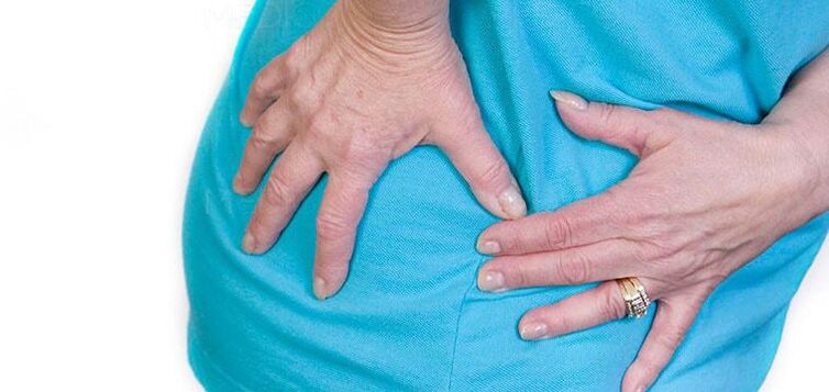 Symptom artrózy kyčelního kloubu - bolest různého stupně síly